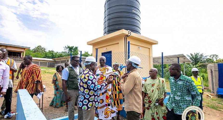 Gunu assures Anfoega of government commitment to complete all ongoing projects