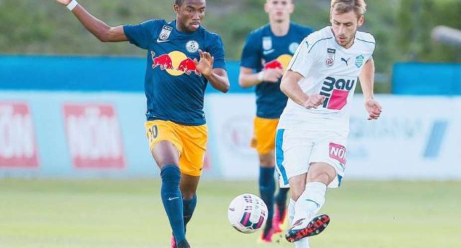 Samuel Tetteh Signs His First Goal Account In Austria