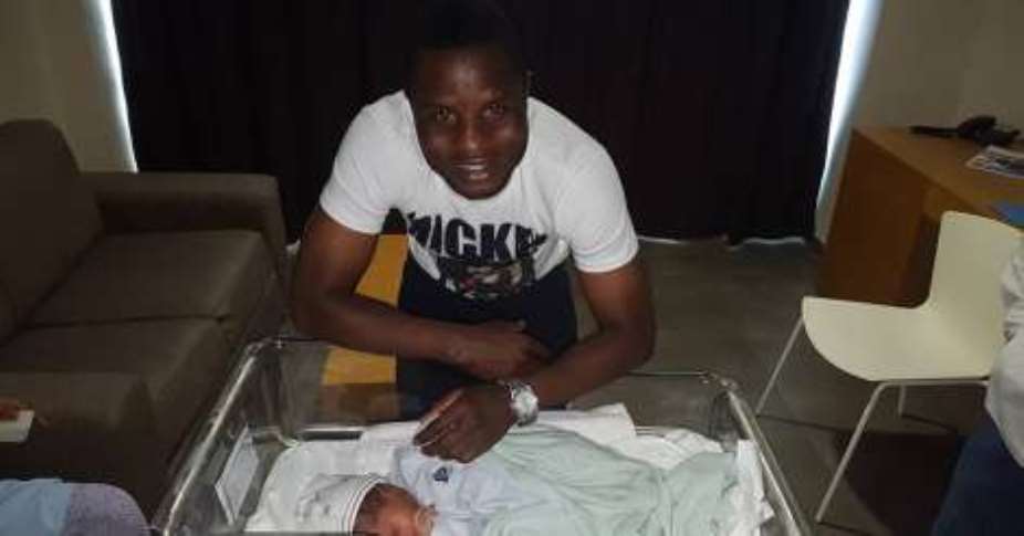 Mubarak Wakaso: Ghanaian midfielder welcomes newborn baby