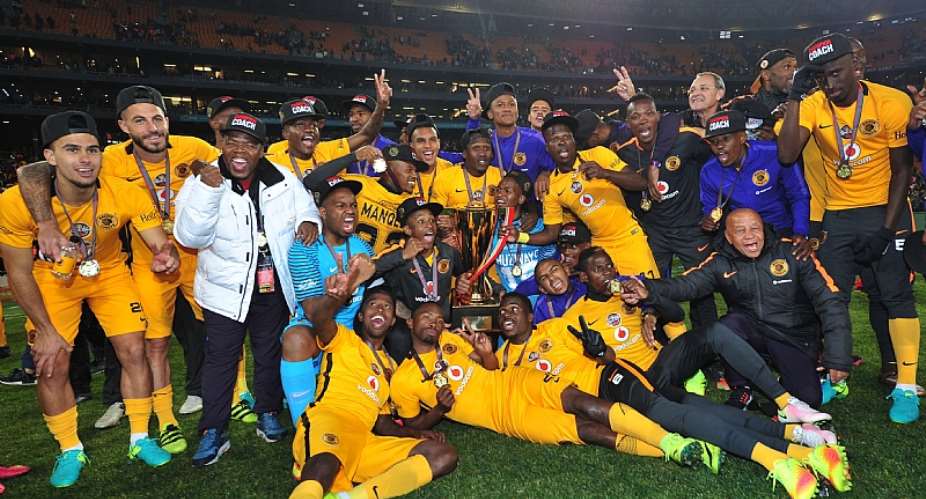Assistant coach John Paintsil wins first silverware with Kaizer Chiefs against Edwin Gyimah and Bernard Morrison's Orlando Pirates