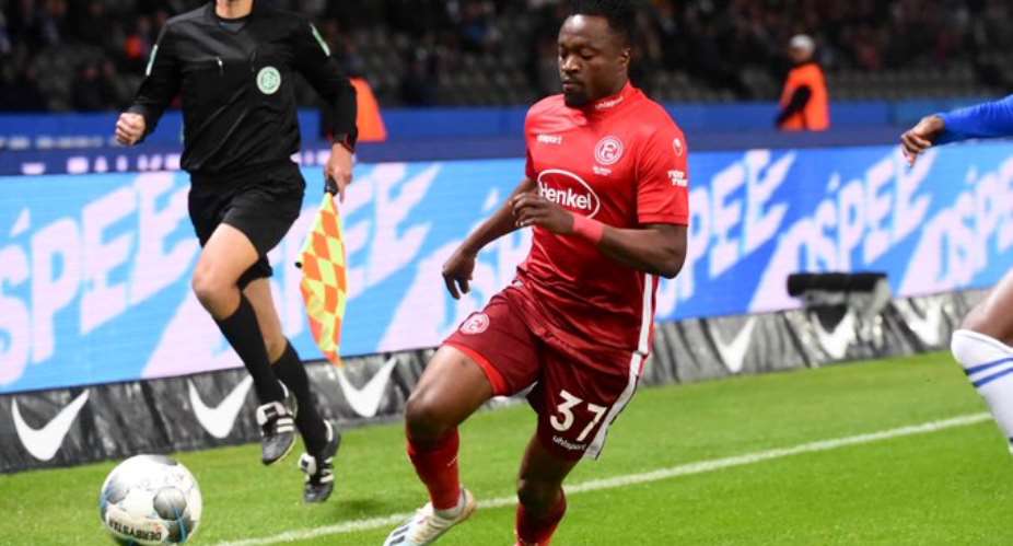 CONFIRMED: Fortuna Dsseldorf Part Ways With Ghana Striker Bernard Tekpetey