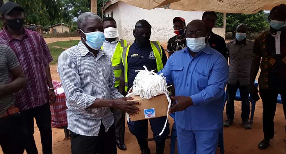 COVID-19: Juaben Municipal Donates PPEs To EC Officials
