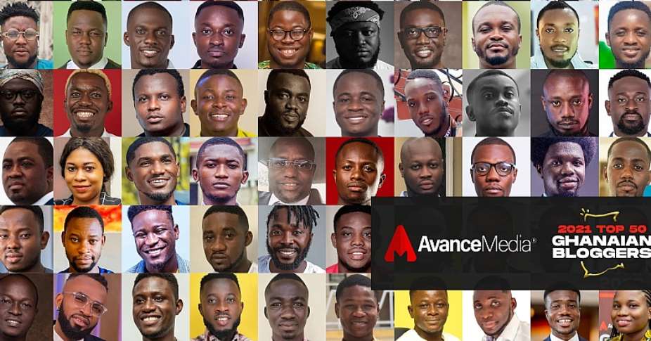 Avance Media Announces 2021 Top 50 Ghanaian Bloggers Ranking