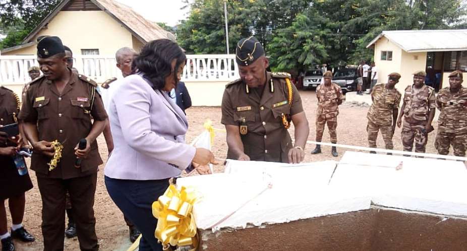Ho Central Prisons receive mechanized borehole, medicines from Afadzato South MP