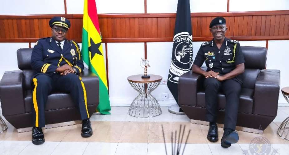 Liberias IGP calls on Ghana’s IGP to collaborate on policing frameworks
