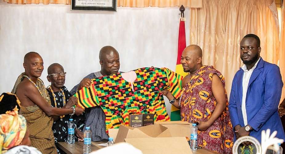 Tafi Abuife chiefs invite Volta Regional Minister to 2027 Kente-Keponte Festival