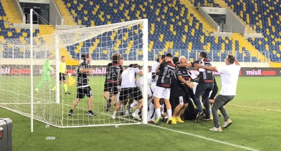 Attamah Lawerh Converts Penalty To Help Fatih Karagmrk Gain Promotion To Turkish Super Lig