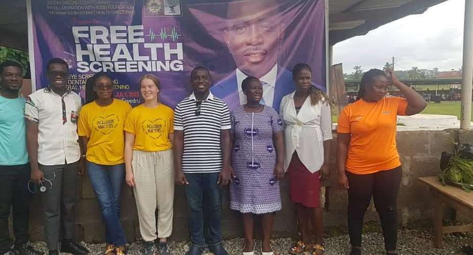 Akim Swedru MP organizes free health screening for constituents