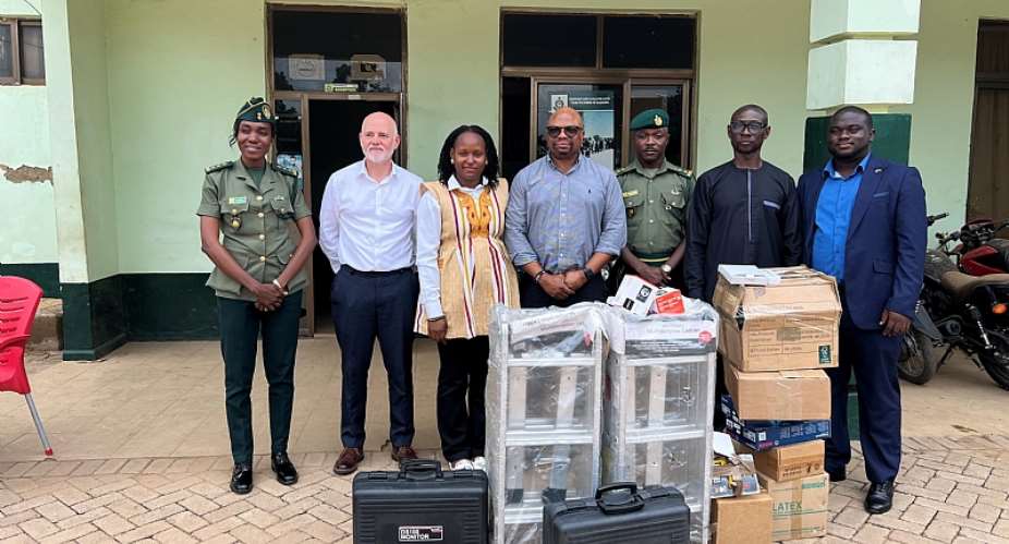 Equipment donated to GIS, NACOC at Paga Border