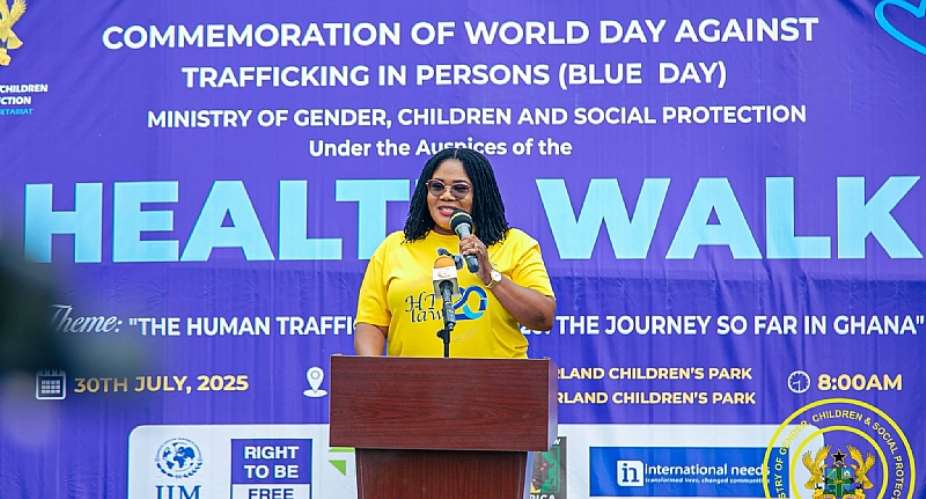 Gender Minister calls for collective action in fight against human trafficking