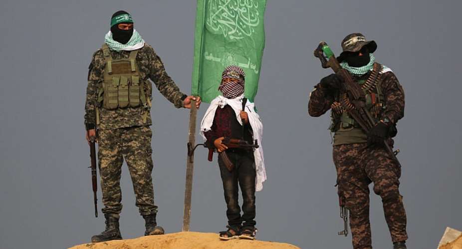 Hamass disarmament has been one of the key sticking points in the advancement of a ceasefire deal that has been in place in Gaza since October. -  Eyad Baba, AFP