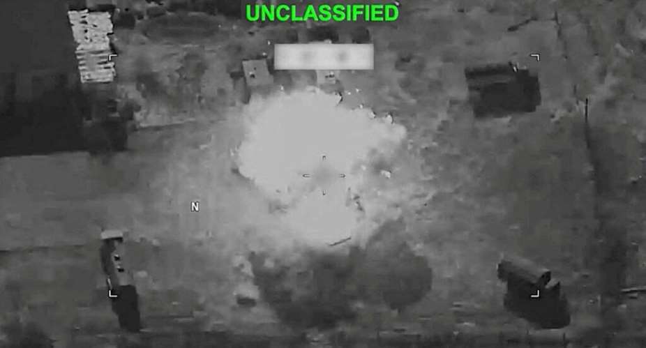 Smoke rises following explosion at an unknown location, during what US Central Command (CENTCOM) says are strikes on Iran, in this screengrab taken from a handout video released on July 29, 2026. -  US Central Command via Reuters