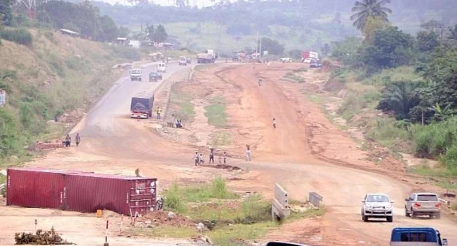 The patchy Kumasi-Accra Road