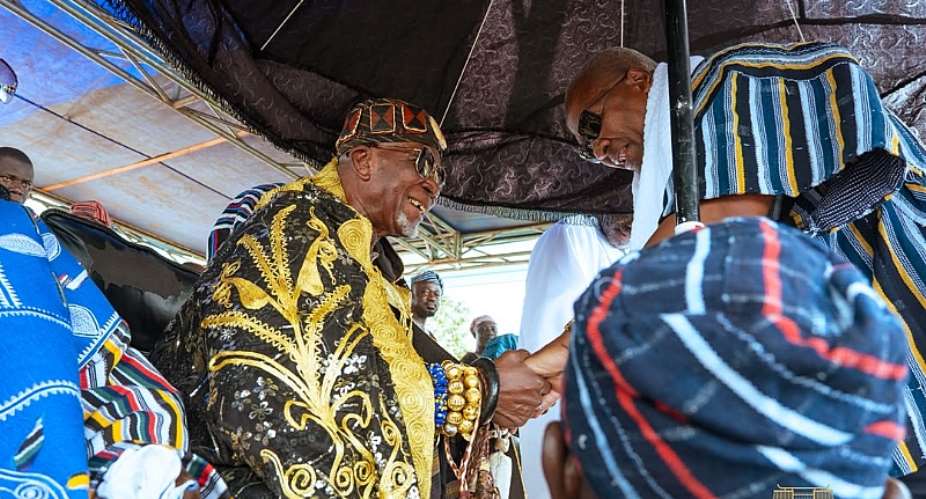 Mahama Commends Dagbon, Calls for Sustained Unity Under New Regent