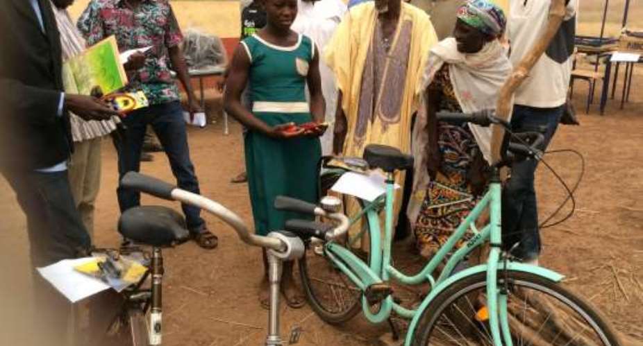 NGO donates bicycles to pupils
