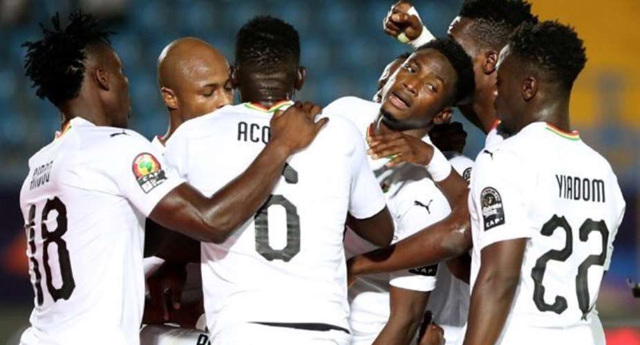AFCON 2019: Black Stars Players Celebrates After Qualifying For Round 16 Of Tourney VIDEO