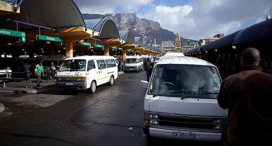 Minibus taxis ferry millions of South Africans around each day. - Source: Morne De KlerkGetty Images