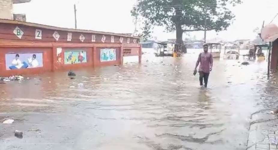 Wednesday’s downpour floods Accra