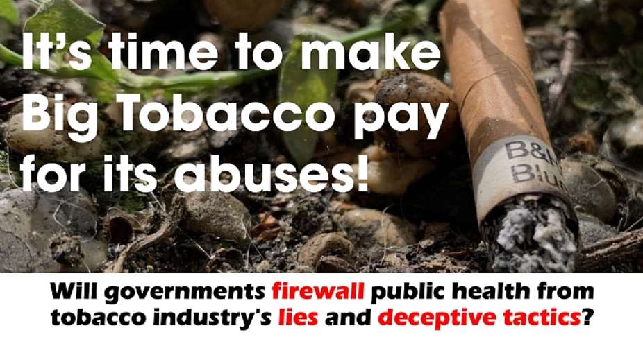 Will governments firewall public health from tobacco industrys lies and deceptive tactics?