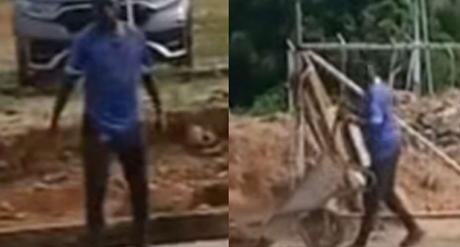 Elderly man allegedly throws stone at resident after being caught dumping refuse into Odaw river at Dome