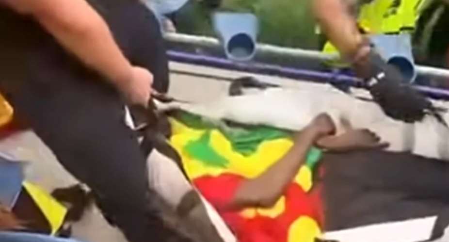 Heartbreaking moment as Senegalese fan reportedly passes out after Belgiums dramatic 3-2 victory