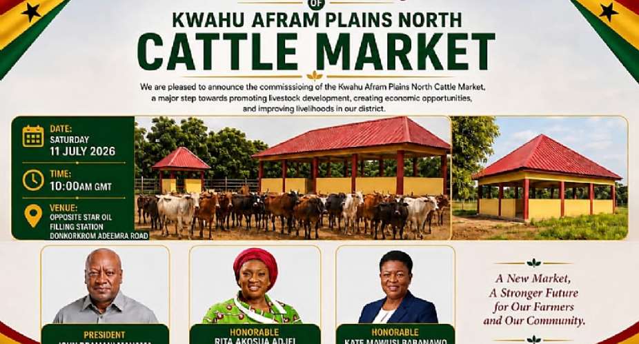 Kwahu Afram Plains North cattle market to be commissioned