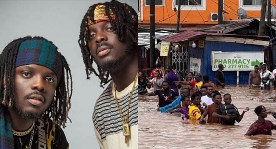 DopeNation pledges GH¢1,000 support for each flood victim in Accra
