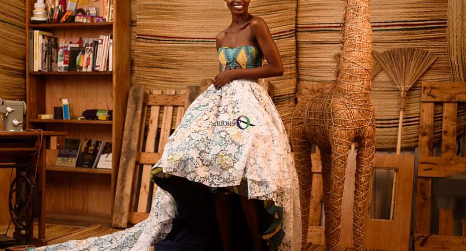 Fashion Schools In Ghana: Model Gina Akala, Turns Fashion Designer