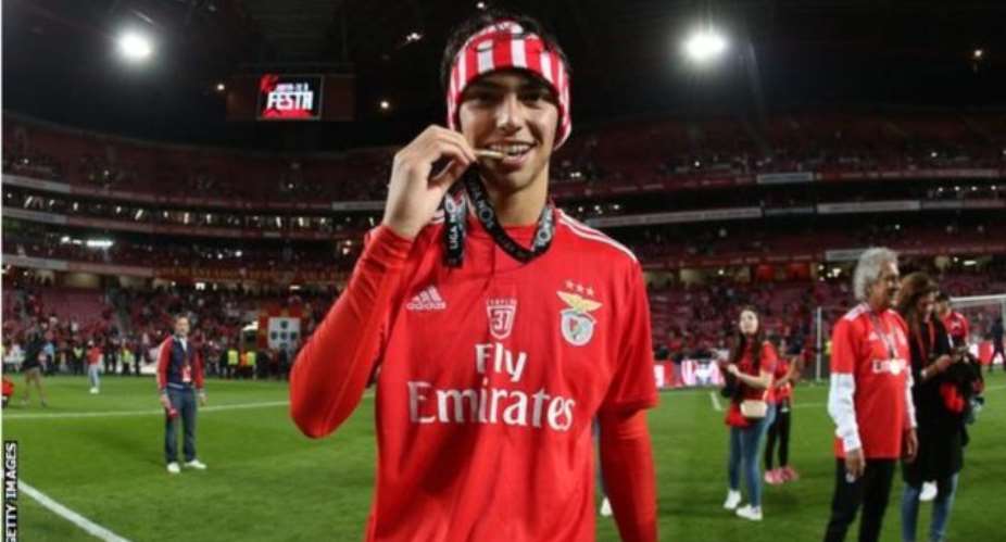 Joao Felix won the title with Benfica in his debut season