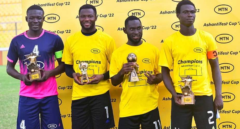 2022 Ashantifest Community Soccer Tournament best performers express gratitude to MTN Ghana