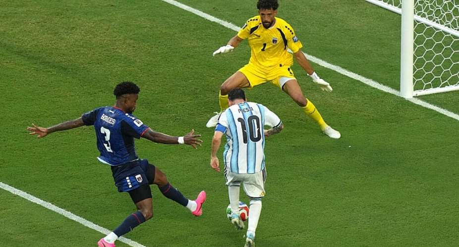 Messi opened the scoring for Argentina against Cape Verde in the round of 16 of the 2026 World Cup on Friday 3 July. -  Marta Lavandier, AP