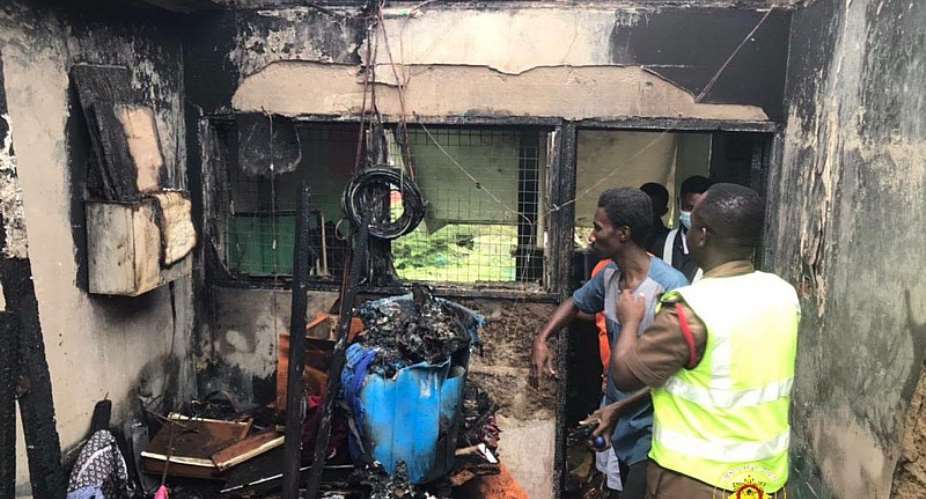 Firefighters contain blaze at Adonten Senior High School