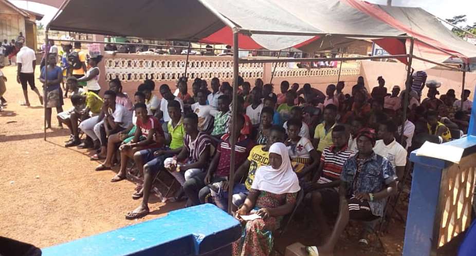 Limited Voters Registration:hon.patrick Hockson Amponteng Visits Centres In Amenfi Central,