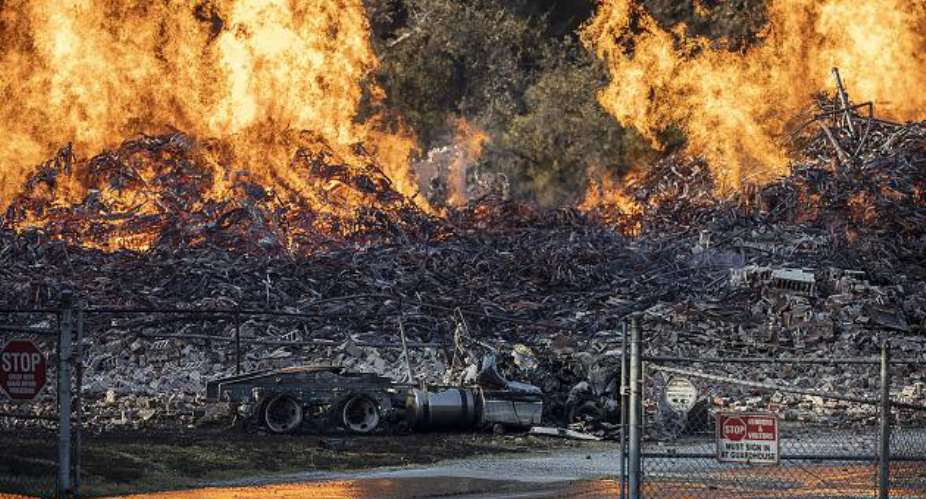 Fire in Jim Beam warehouse - 45,000 barrels destroyed