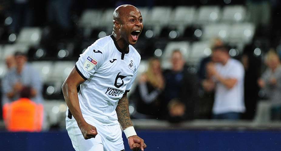 Swansea City Star Andre Ayew Named In June English Championship ToTM