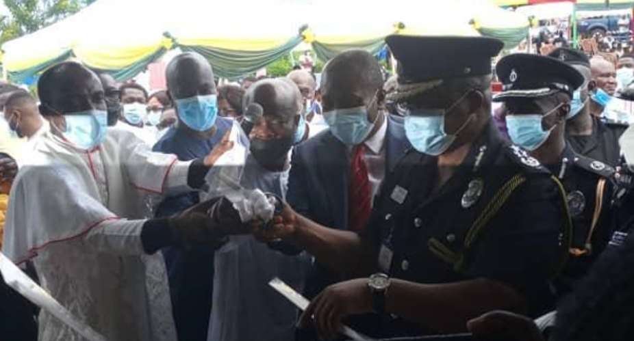 Fighting crime: Afenyo- Markin donates third Police Station, two vehicles to Ghana Police