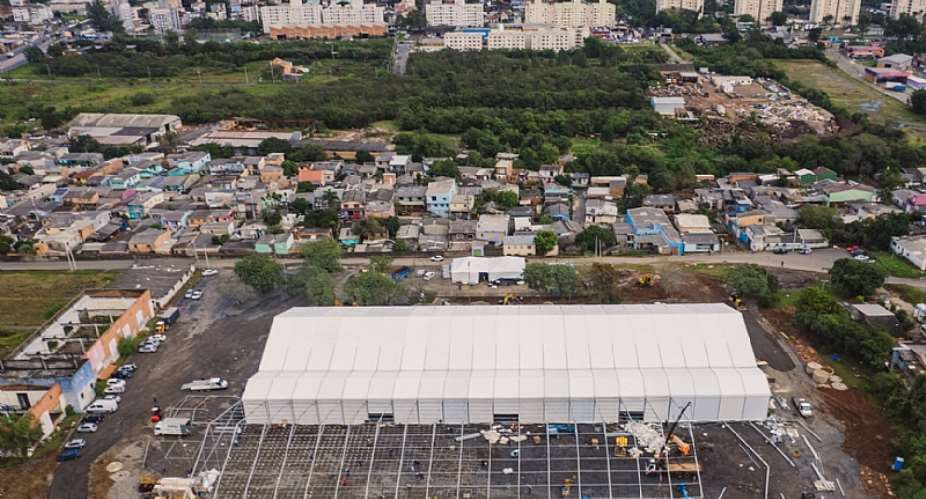 The reception centre for people affected by the floods in southern Brazil, opened on 4 July, is the first of a number of centres that IOM will manage in coordination with the local government. Photo: Joana Berwanger