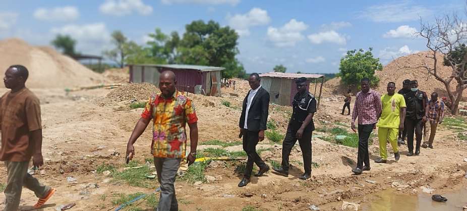 Bawku West DCE cracks down on illegal mining, issues one-week ultimatum to reclaim land