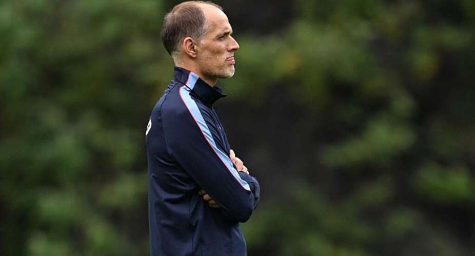England head coach Thomas Tuchel is attempting to steer an England squad into the last eight at a World Cup for the third tournament on the trot. - AFP - CARL DE SOUZA