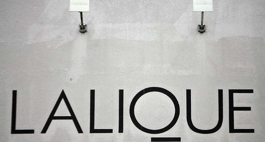 (FILES) This photograph shows the logo of French luxury crystal manufacturer Lalique displayed on the facade of the groups factory in Wingen-sur-Moder, eastern France on December 5, 2007. -  AFP, Olivier Morin