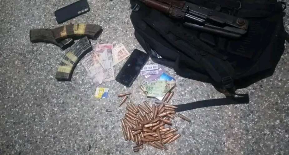 Police recover GH¢140,000 and AK-47 after Mobile Money robbery at Lashibi