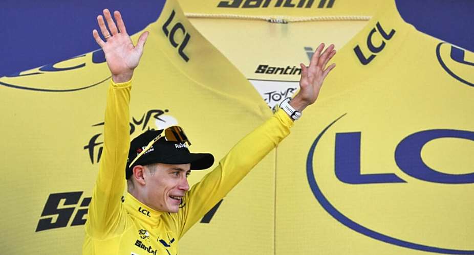 On the second stage of the Tour de France, Jonas Vingegaard will wear the yellow jersey for the first time since his last overall victory in 2023 -  Jeff PACHOUD / AFP