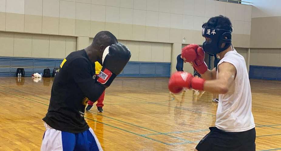 Tokyo 2020: Black Bombers spar with Japanese national team