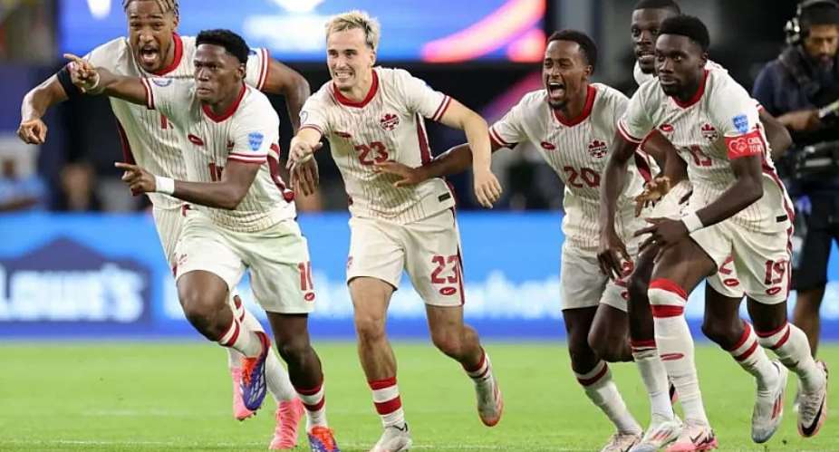 GETTY IMAGESImage caption: Canada are through to the semi-finals in their first appearance at the Copa America