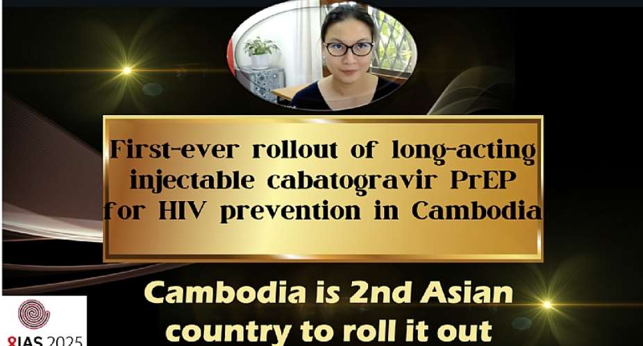 Cambodia is 2nd Asian country to rollout long-acting injectable HIV prevention option