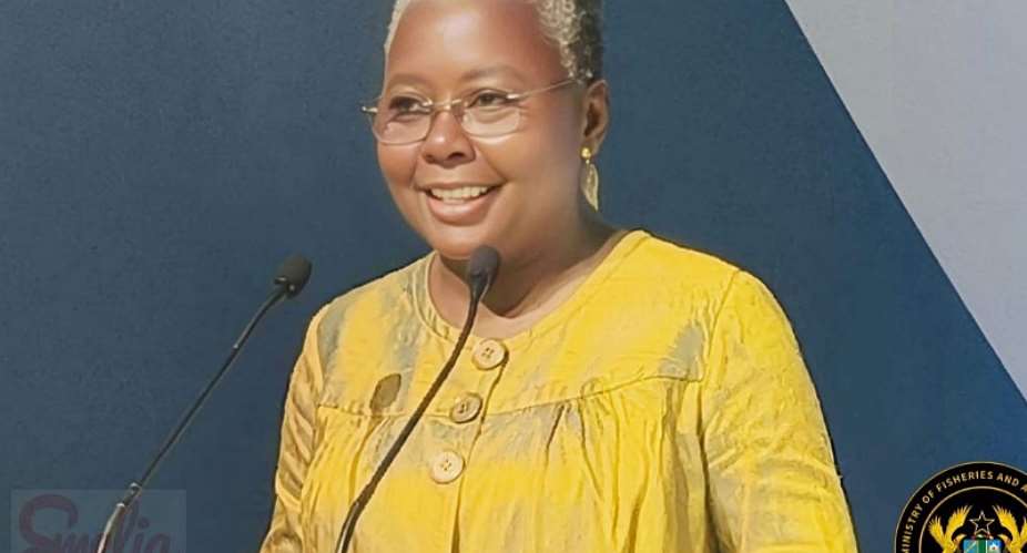 Minister for Fisheries and Aquaculture and Member of Parliament for Shama, Emelia Arthur