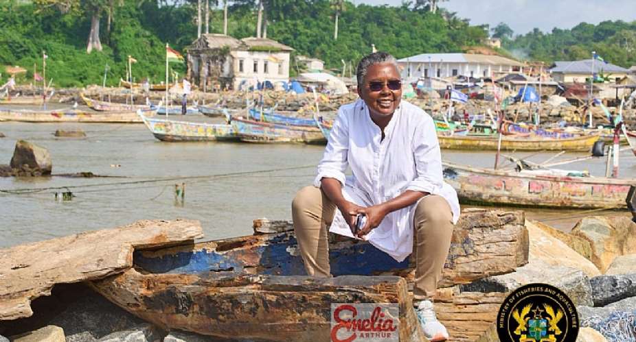 Minister for Fisheries and Member of Parliament for Shama, Emelia Arthur