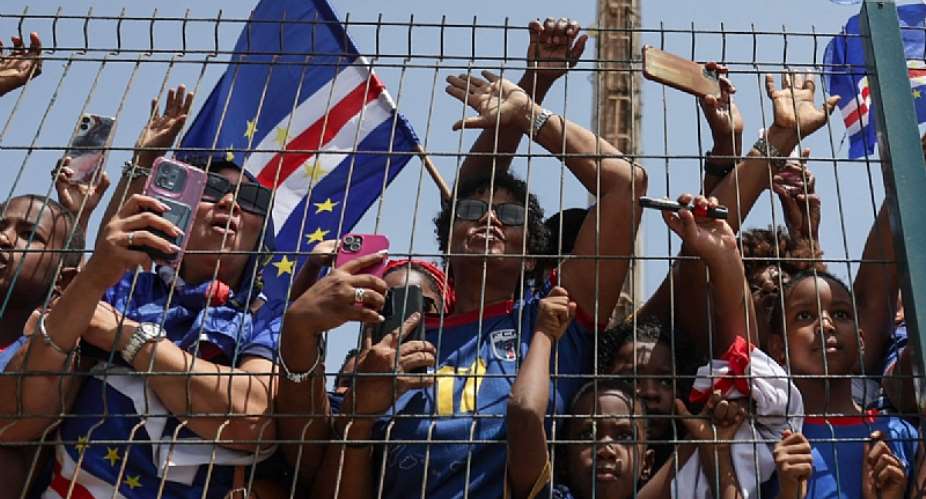 Thousands welcome home Cape Verde footballers after stunning World Cup run