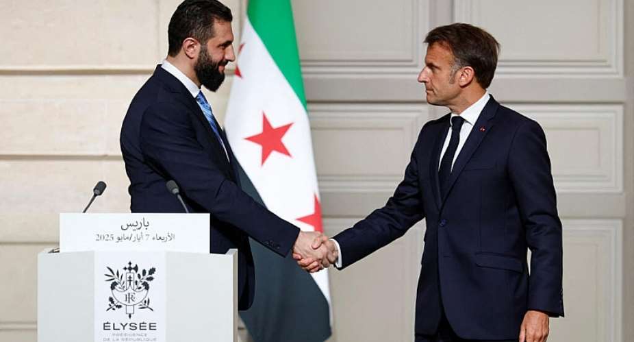 After welcoming Syrian President Ahmed al-Sharaa in Paris in May last year, President Macron is set to become the first European head of state to visit Sharaa in Damascus for bilateral talks. - REUTERS - Stephanie Lecocq