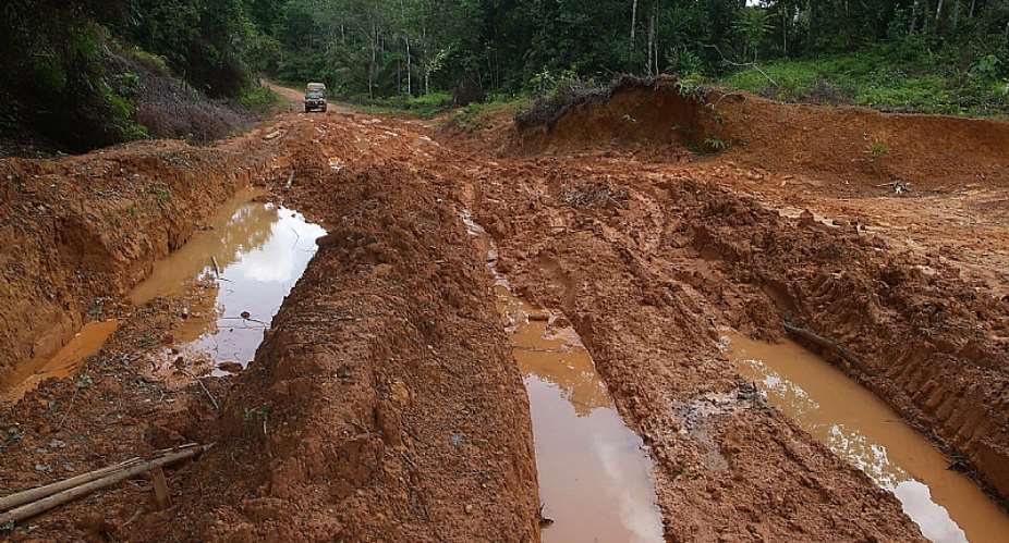 Bechem,Techimantia Residents Goes Wild Over Bad Road Networks